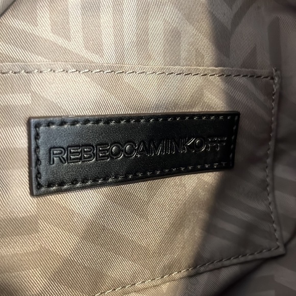 REBECCA MINKOFF FRINGE TRIM LEATHER BACKPACK - Picture 8 of 12